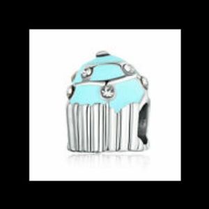 Blue 925 Silver European Style Bead Charm